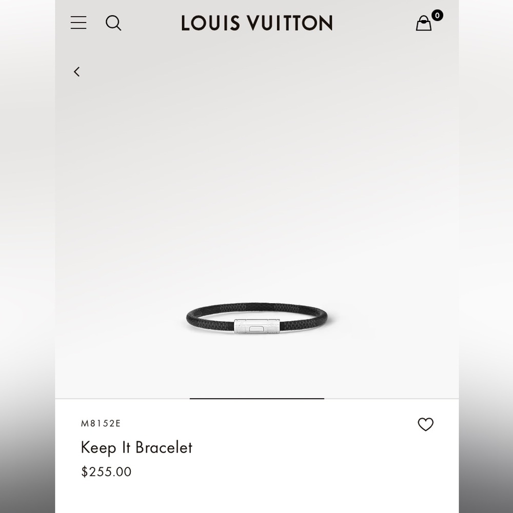 Louis Vuitton keep it bracelet - never worn